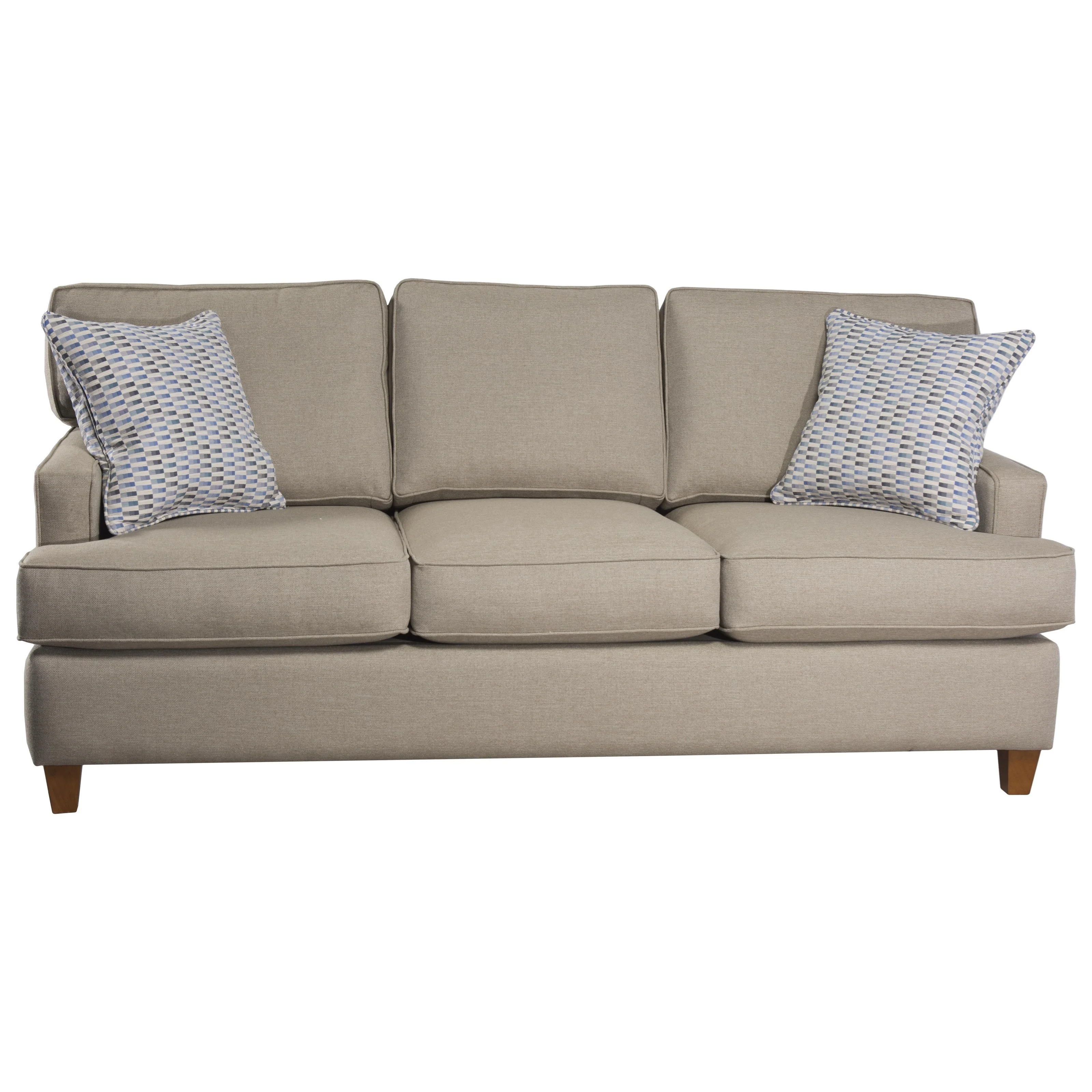 Capris Furniture 162 S162 Contemporary SmallScale Sofa Baer's